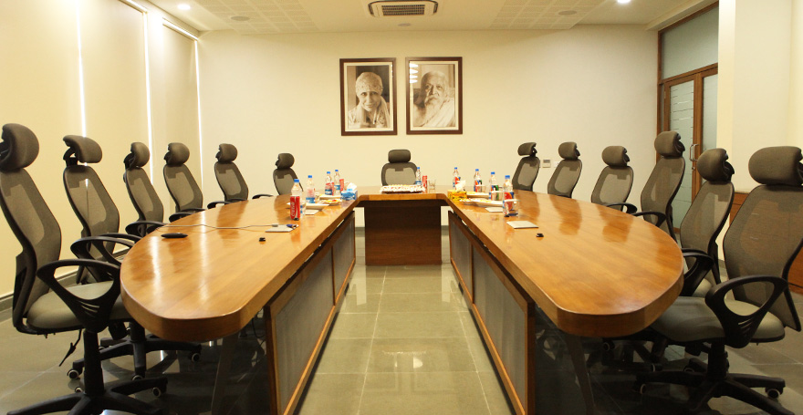 Conference room at AURO University